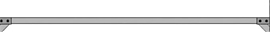 ALUMINUM TUBE 5 FT TRAILER , 2" X 1" X 1/8" X 252" RADIUS/FLAT